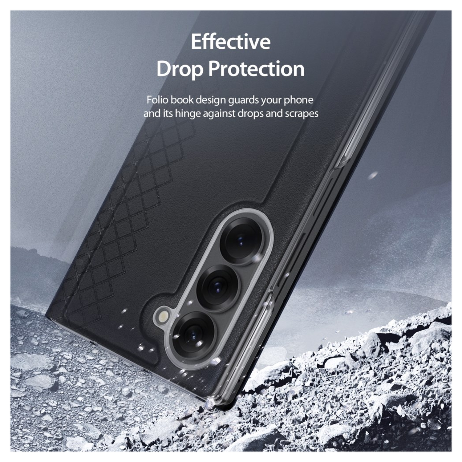 Dux Ducis Bril Samsung Galaxy Z Fold 7 Hoesje Back Cover Zwart afbeelding 6