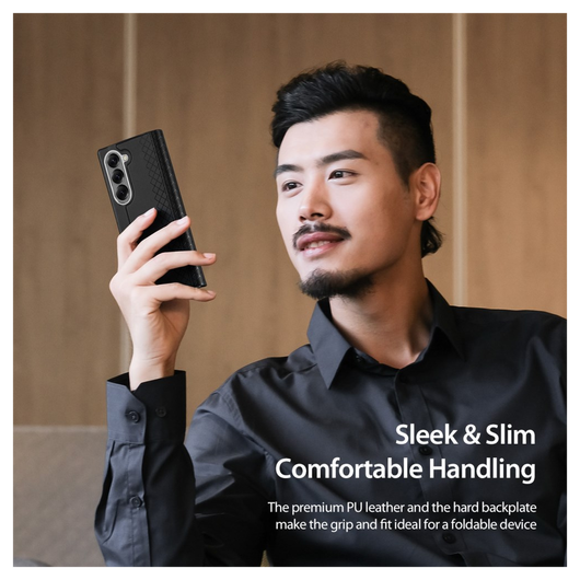 Dux Ducis Bril Samsung Galaxy Z Fold 7 Hoesje Back Cover Zwart afbeelding 8