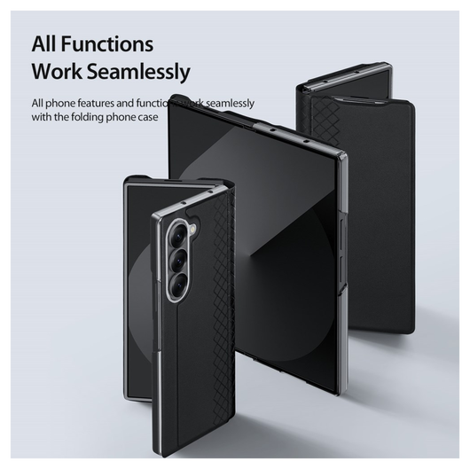 Dux Ducis Bril Samsung Galaxy Z Fold 7 Hoesje Back Cover Zwart afbeelding 9