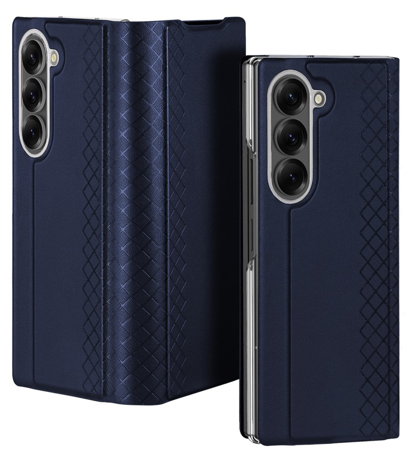 Dux Ducis Bril Samsung Galaxy Z Fold 7 Hoesje Back Cover Blauw afbeelding 2