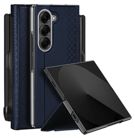 Dux Ducis Bril Samsung Galaxy Z Fold 7 Hoesje Back Cover Blauw afbeelding
