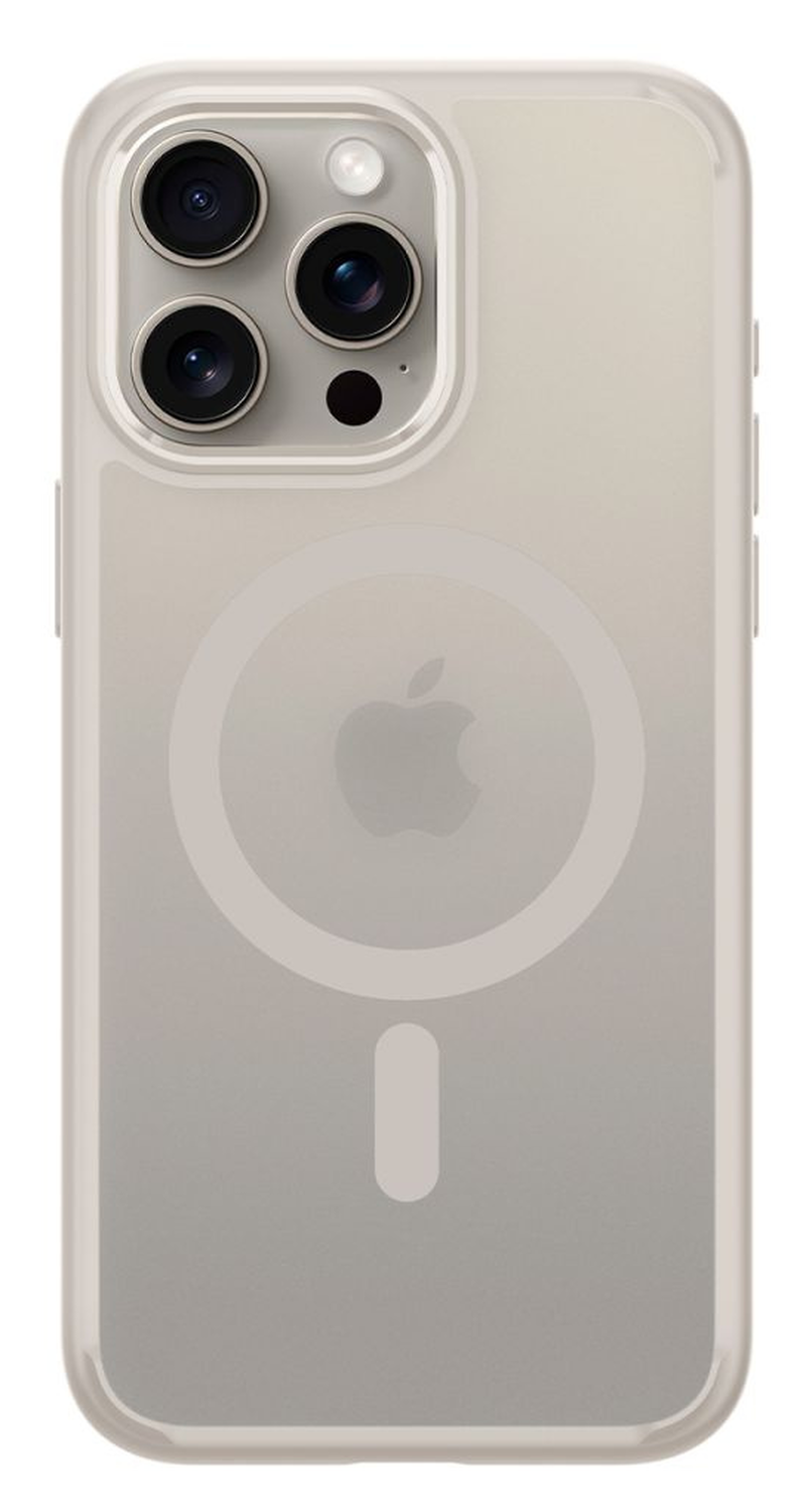 Spigen Ultra Hybrid MagFit Apple iPhone 15 Pro Hoesje MagSafe Titanium afbeelding 2