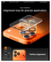 Spigen Optik Pro iPhone 17 Pro / 17 Pro Max Camera Protector Oranje (2-Pack) afbeelding 3