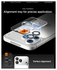 Spigen Optik Pro iPhone 17 Pro / 17 Pro Max Camera Protector Grijs (2-Pack) afbeelding 3