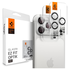 Spigen Optik Pro iPhone 17 Pro / 17 Pro Max Camera Protector Zilver (2-Pack)