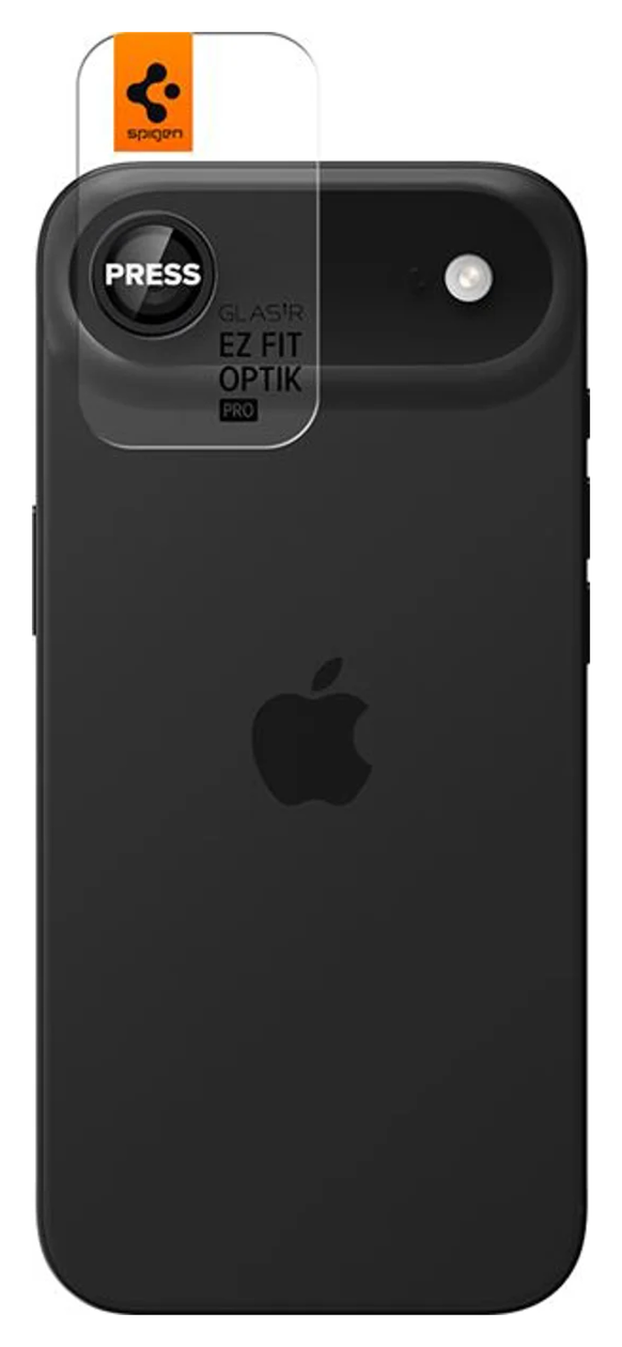 Spigen EZ Fit Optik Pro iPhone Air Camera Lens Protector Zwart (2-Pack) afbeelding 9