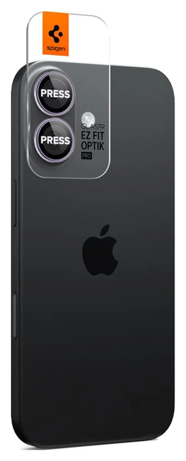 Spigen EZ Fit Optik Pro iPhone 17 Camera Lens Protector Paars (2-Pack) afbeelding 8