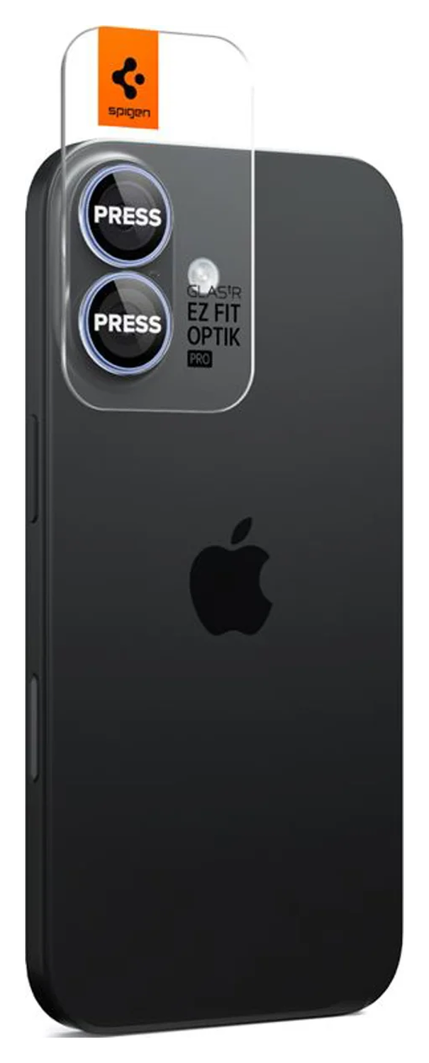 Spigen EZ Fit Optik Pro iPhone 17 Camera Lens Protector Blauw (2-Pack) afbeelding 8