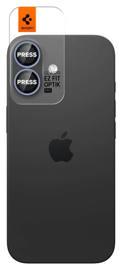 Spigen EZ Fit Optik Pro iPhone 17 Camera Lens Protector Blauw (2-Pack) afbeelding 10