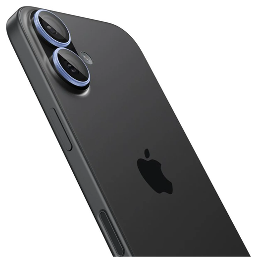 Spigen EZ Fit Optik Pro iPhone 17 Camera Lens Protector Blauw (2-Pack) afbeelding 9