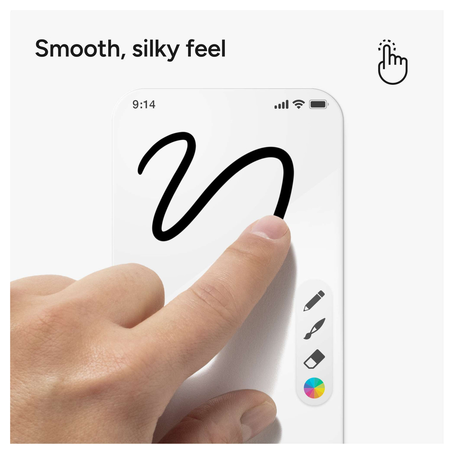 ZAGG InvisibleShield Glass Elite Samsung Galaxy S25 FE Screen Protector afbeelding 3