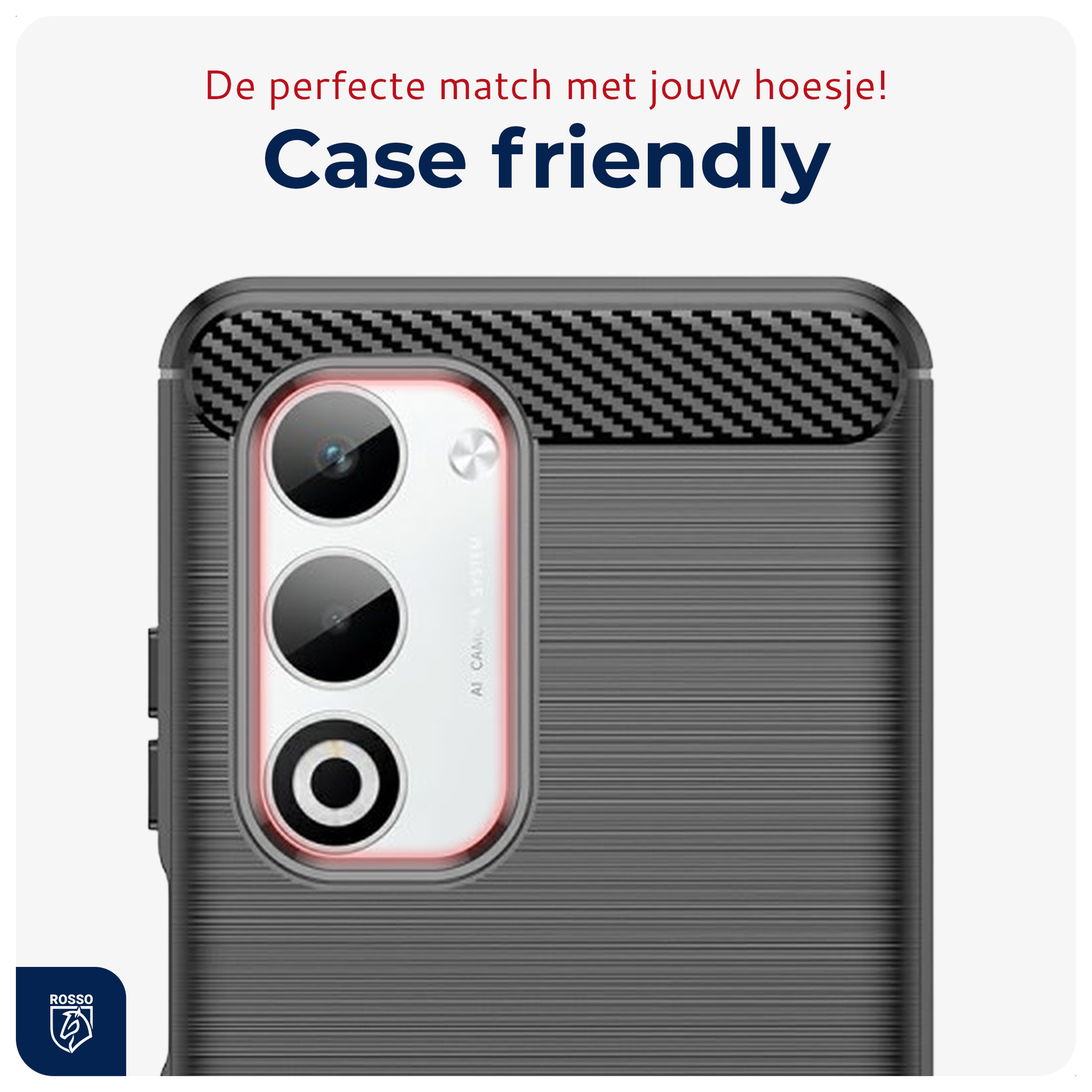 Rosso Oppo A5 (2025) Camera Lens Protector Transparant afbeelding 4