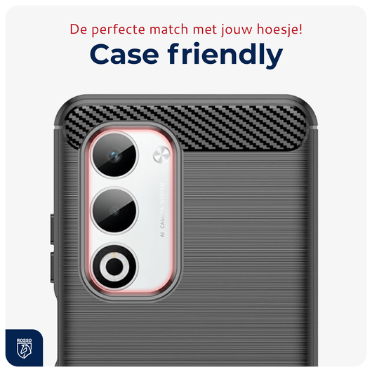 Rosso Oppo A5 (2025) Camera Lens Protector Transparant afbeelding 4