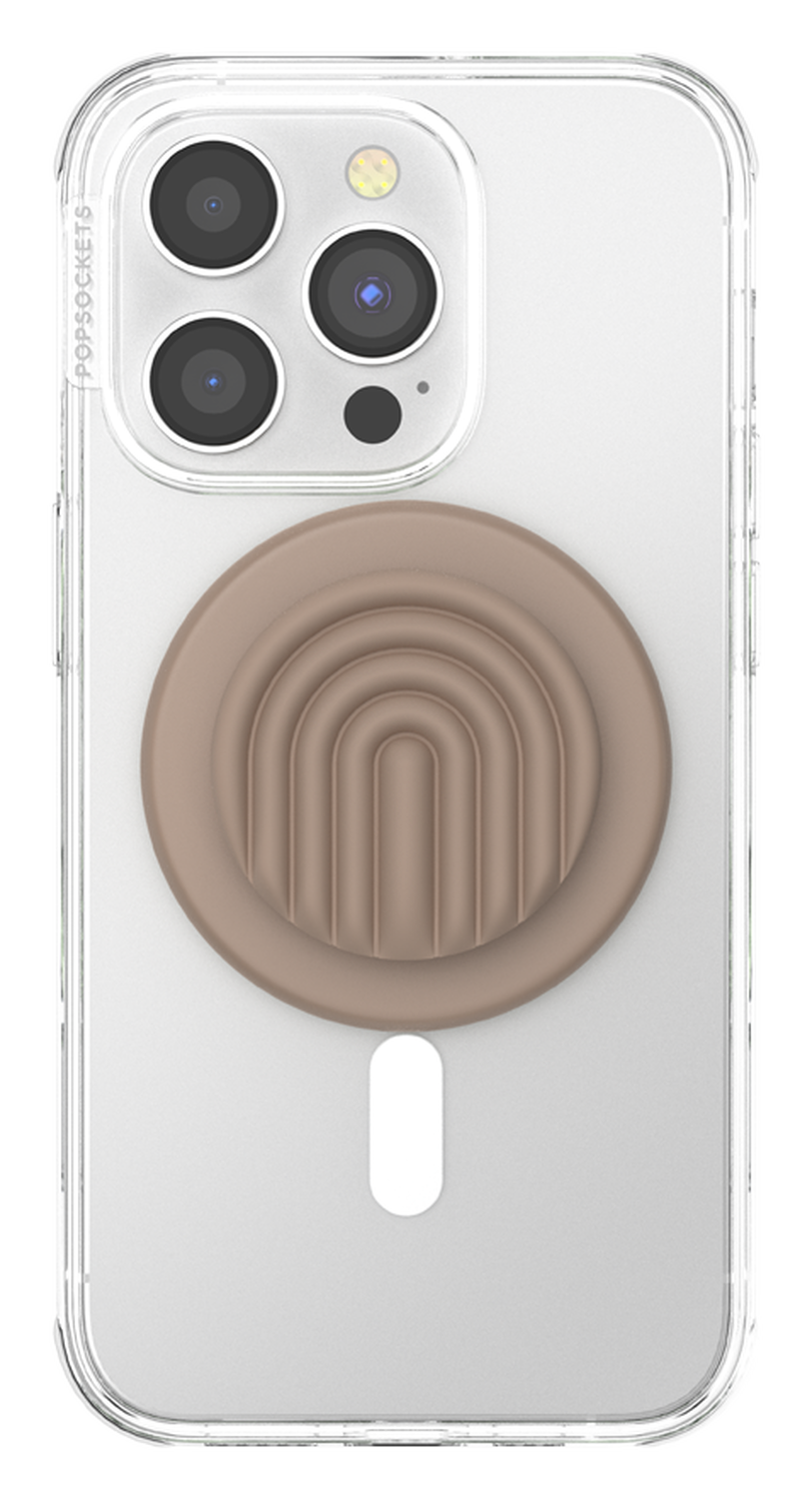PopSockets PopGrip voor MagSafe Greep en Standaard Curves Latte afbeelding 8