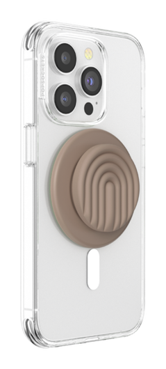 PopSockets PopGrip voor MagSafe Greep en Standaard Curves Latte afbeelding 10