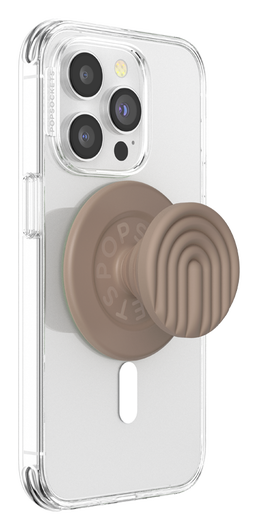 PopSockets PopGrip voor MagSafe Greep en Standaard Curves Latte afbeelding 2