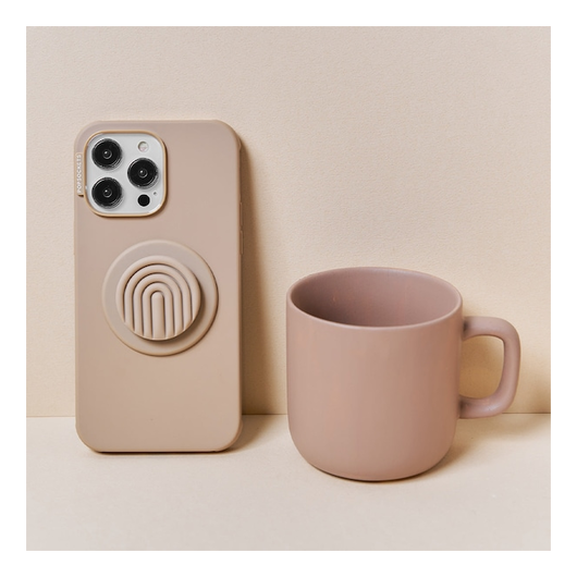 PopSockets PopGrip voor MagSafe Greep en Standaard Curves Latte afbeelding 4