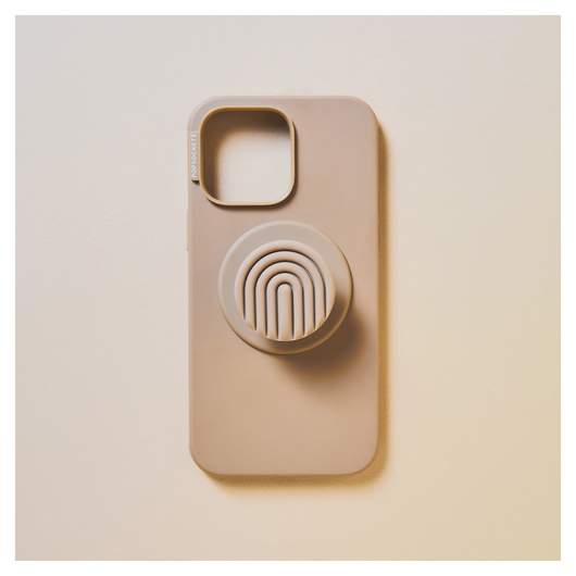 PopSockets PopGrip voor MagSafe Greep en Standaard Curves Latte afbeelding 6
