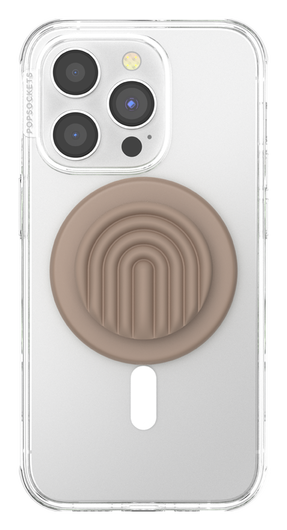 PopSockets PopGrip voor MagSafe Greep en Standaard Curves Latte afbeelding 8