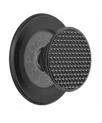 PopSockets PopGrip voor MagSafe Greep en Standaard Traingle Knurl Zwart afbeelding