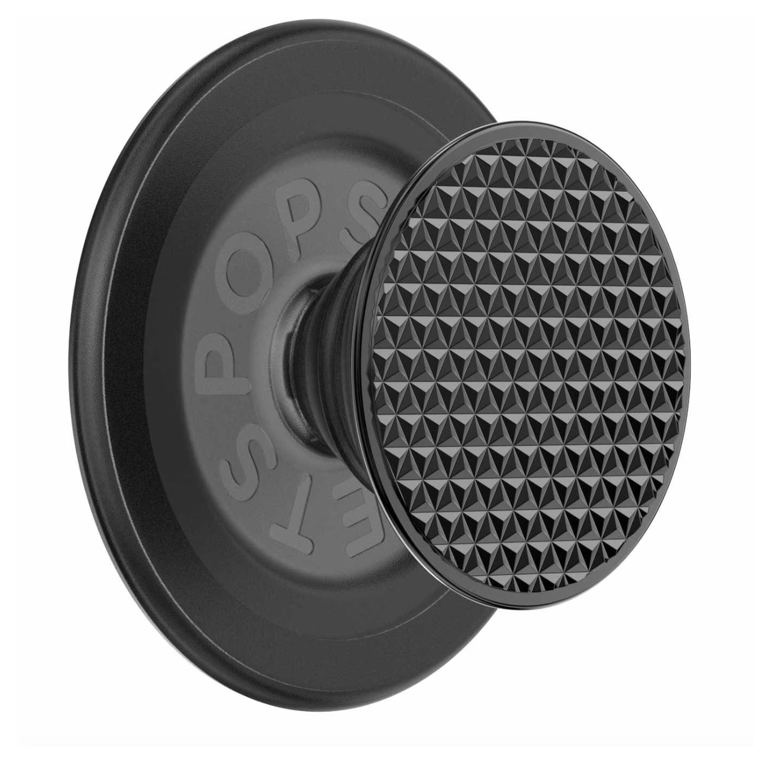 PopSockets PopGrip voor MagSafe Greep en Standaard Traingle Knurl Zwart afbeelding 1