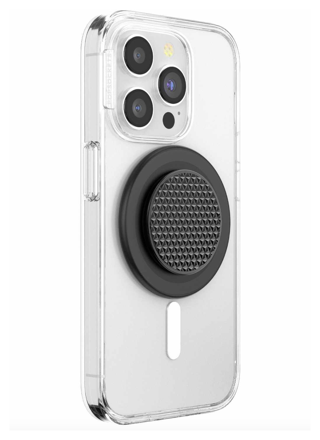 PopSockets PopGrip voor MagSafe Greep en Standaard Traingle Knurl Zwart afbeelding 2