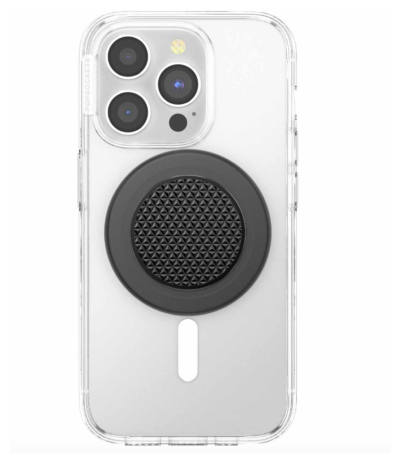 PopSockets PopGrip voor MagSafe Greep en Standaard Traingle Knurl Zwart afbeelding 5