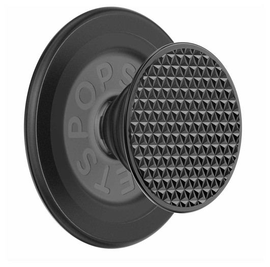 PopSockets PopGrip voor MagSafe Greep en Standaard Traingle Knurl Zwart afbeelding 1