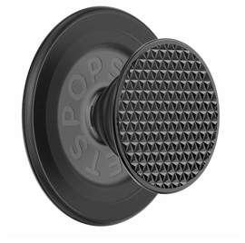 PopSockets PopGrip voor MagSafe Greep en Standaard Traingle Knurl Zwart