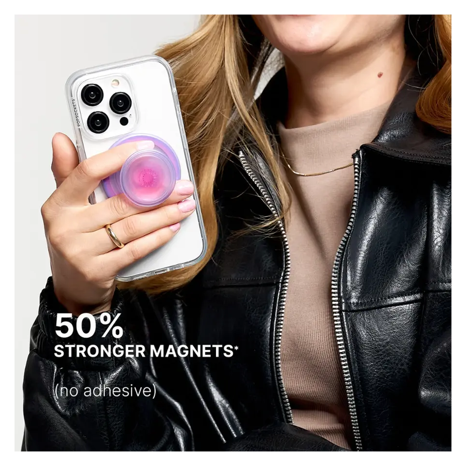 PopSockets PopGrip voor MagSafe Greep en Standaard Coconut Creme afbeelding 6