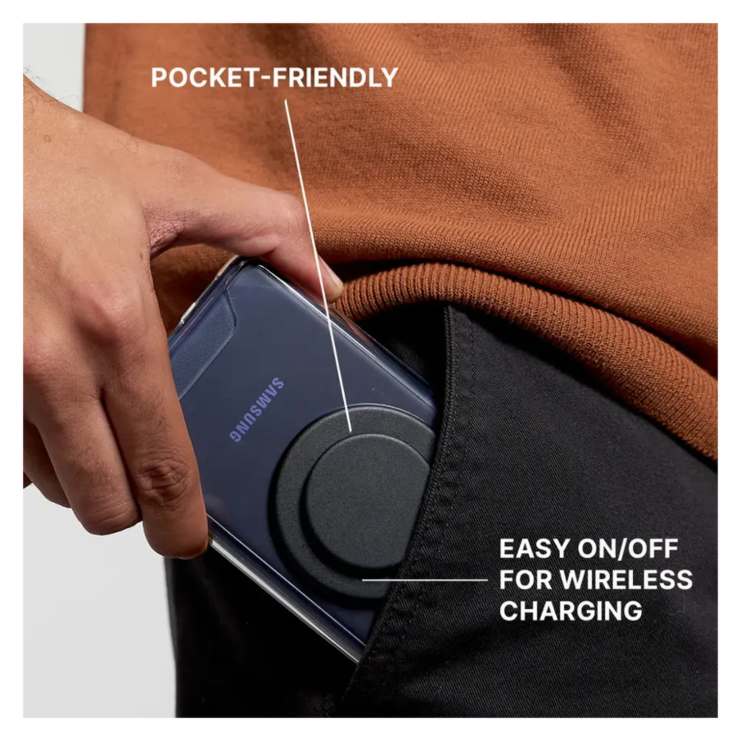 PopSockets PopGrip voor MagSafe Greep en Standaard Coconut Creme afbeelding 7
