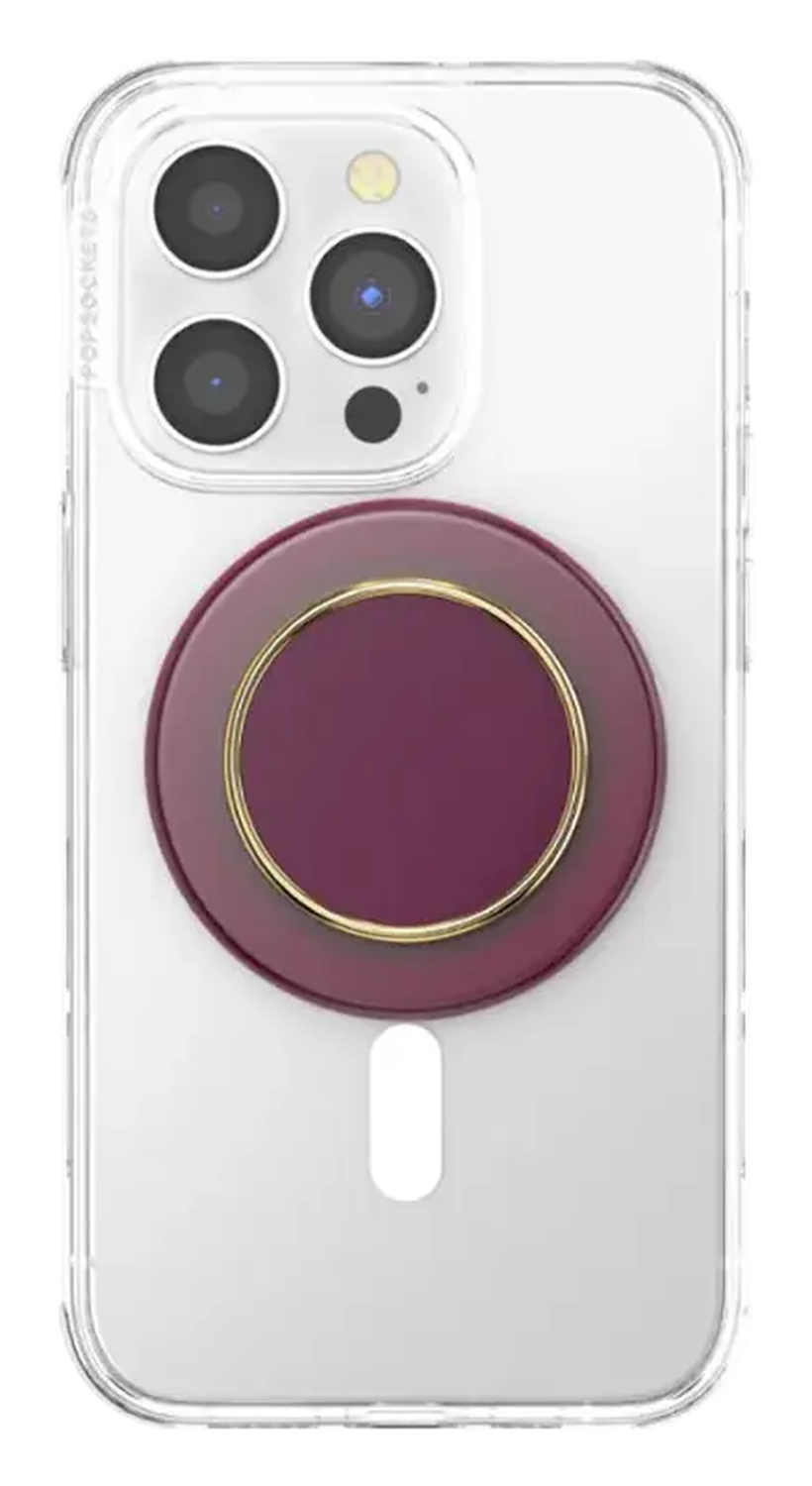 PopSockets PopGrip voor MagSafe Greep en Standaard Red Wine afbeelding 6