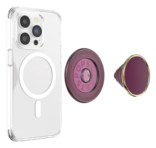 PopSockets PopGrip voor MagSafe Greep en Standaard Red Wine afbeelding 4