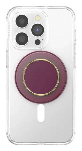 PopSockets PopGrip voor MagSafe Greep en Standaard Red Wine afbeelding 6