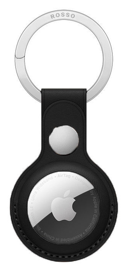 Rosso Deluxe Apple AirTag Sleutelhanger Echt Leer Hoesje 4-Pack Bruin / Zwart afbeelding 13