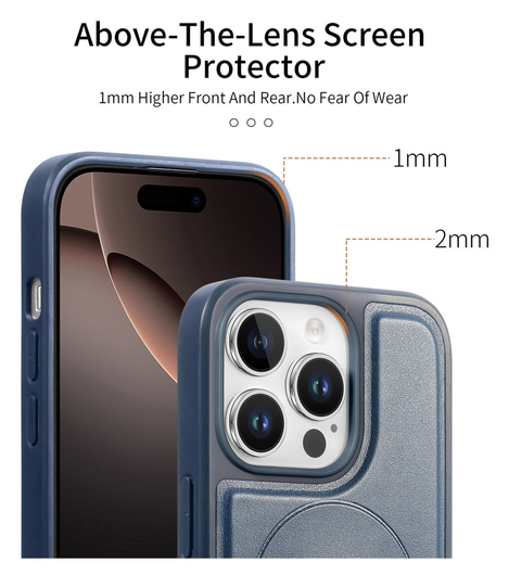 Apple iPhone 14 Pro MagSafe Hoesje met Polsband Blauw afbeelding 3