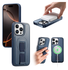 Apple iPhone 14 Pro MagSafe Hoesje met Polsband Blauw afbeelding 8