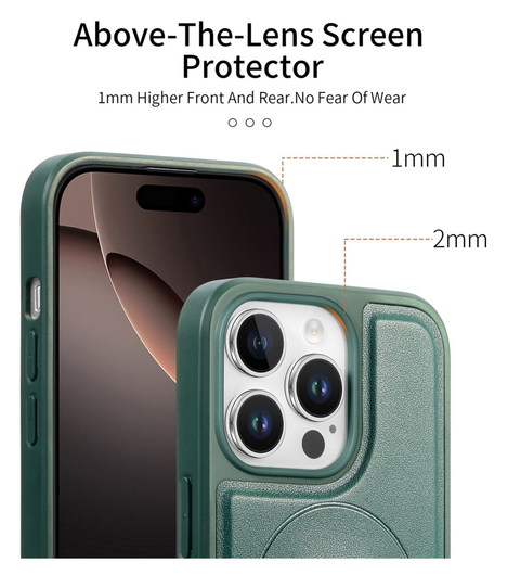 Apple iPhone 14 Pro MagSafe Hoesje met Polsband Groen afbeelding 3