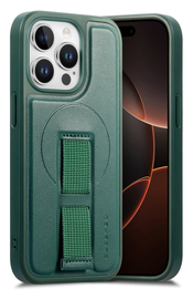 Apple iPhone 14 Pro MagSafe Hoesje met Polsband Groen