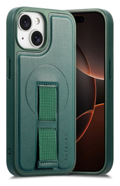 Apple iPhone 15 MagSafe Hoesje met Polsband Groen