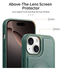 Apple iPhone 15 MagSafe Hoesje met Polsband Groen afbeelding 3