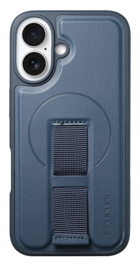Apple iPhone 16 MagSafe Hoesje met Polsband Blauw afbeelding 2
