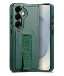 Samsung Galaxy S24 / S25 MagSafe Hoesje met Polsband Groen afbeelding