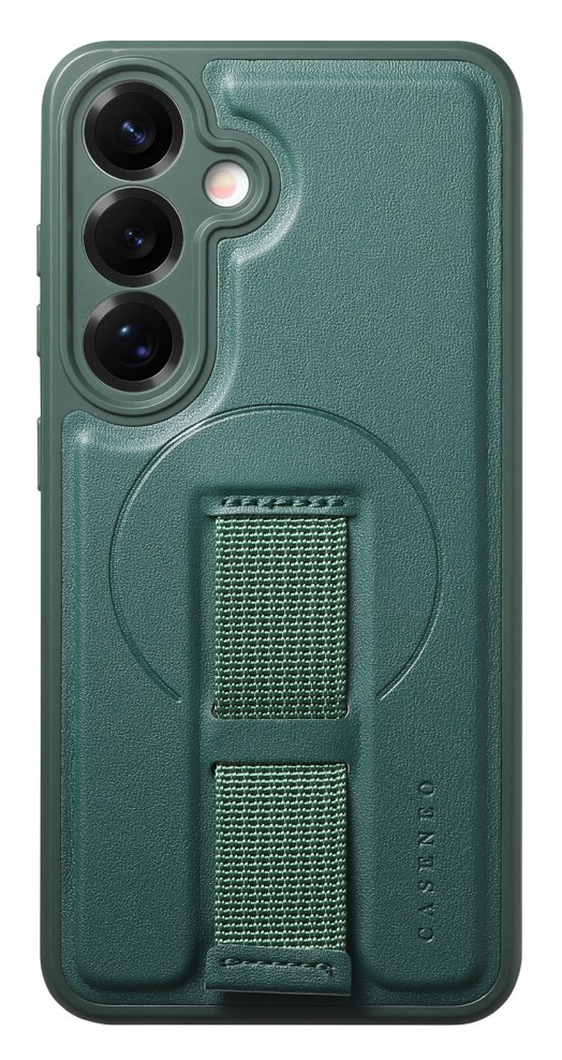 Samsung Galaxy S24 / S25 MagSafe Hoesje met Polsband Groen afbeelding 2