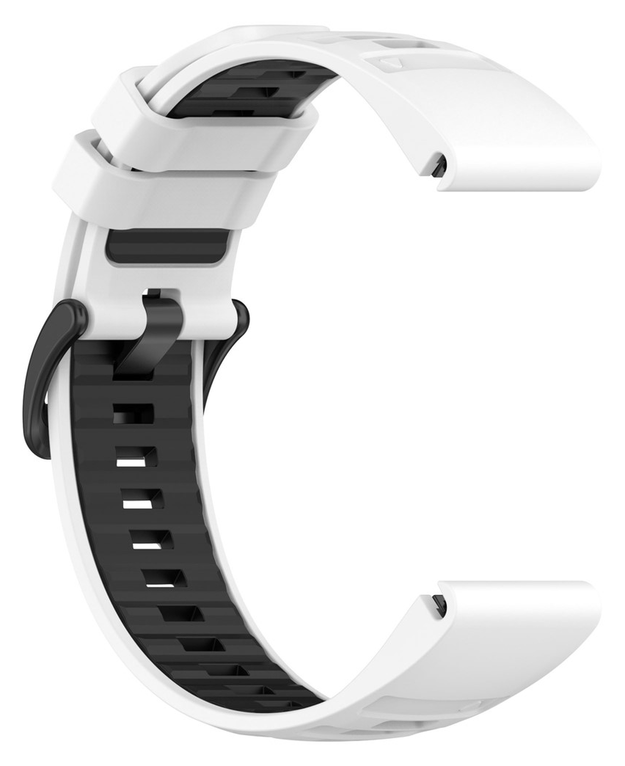 Universeel Garmin QuickFit 22MM Bandje Siliconen Gespsluiting Wit afbeelding 4