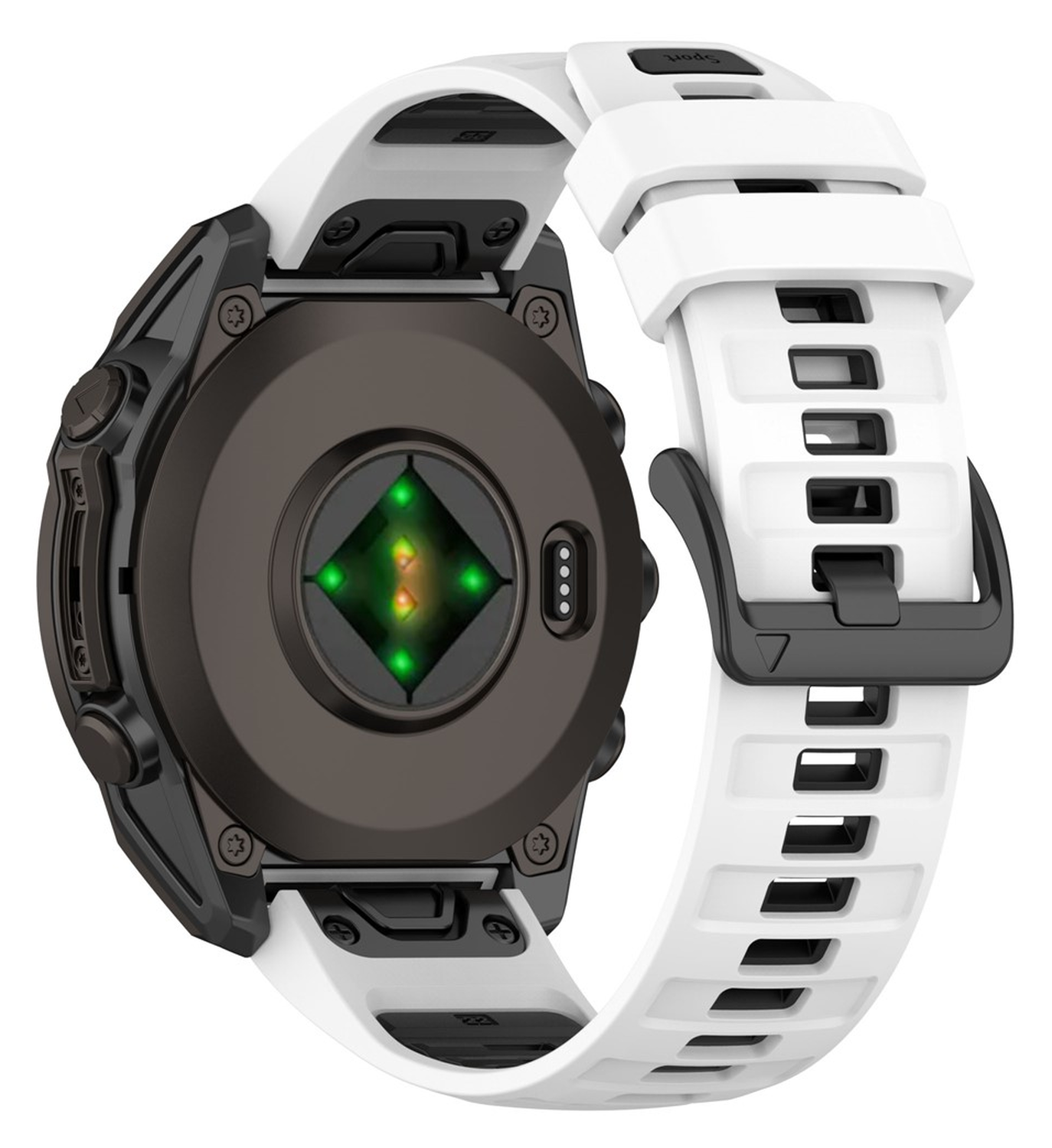 Universeel Garmin QuickFit 22MM Bandje Siliconen Gespsluiting Wit afbeelding 2