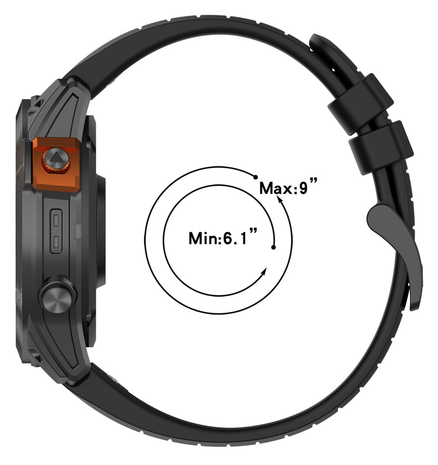 Universeel Garmin QuickFit 22MM Bandje Siliconen Gespsluiting Wit afbeelding 6