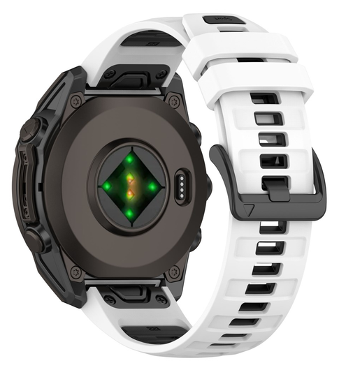 Universeel Garmin QuickFit 22MM Bandje Siliconen Gespsluiting Wit afbeelding 2