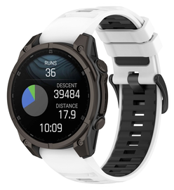 Universeel Garmin QuickFit 22MM Bandje Siliconen Gespsluiting Wit