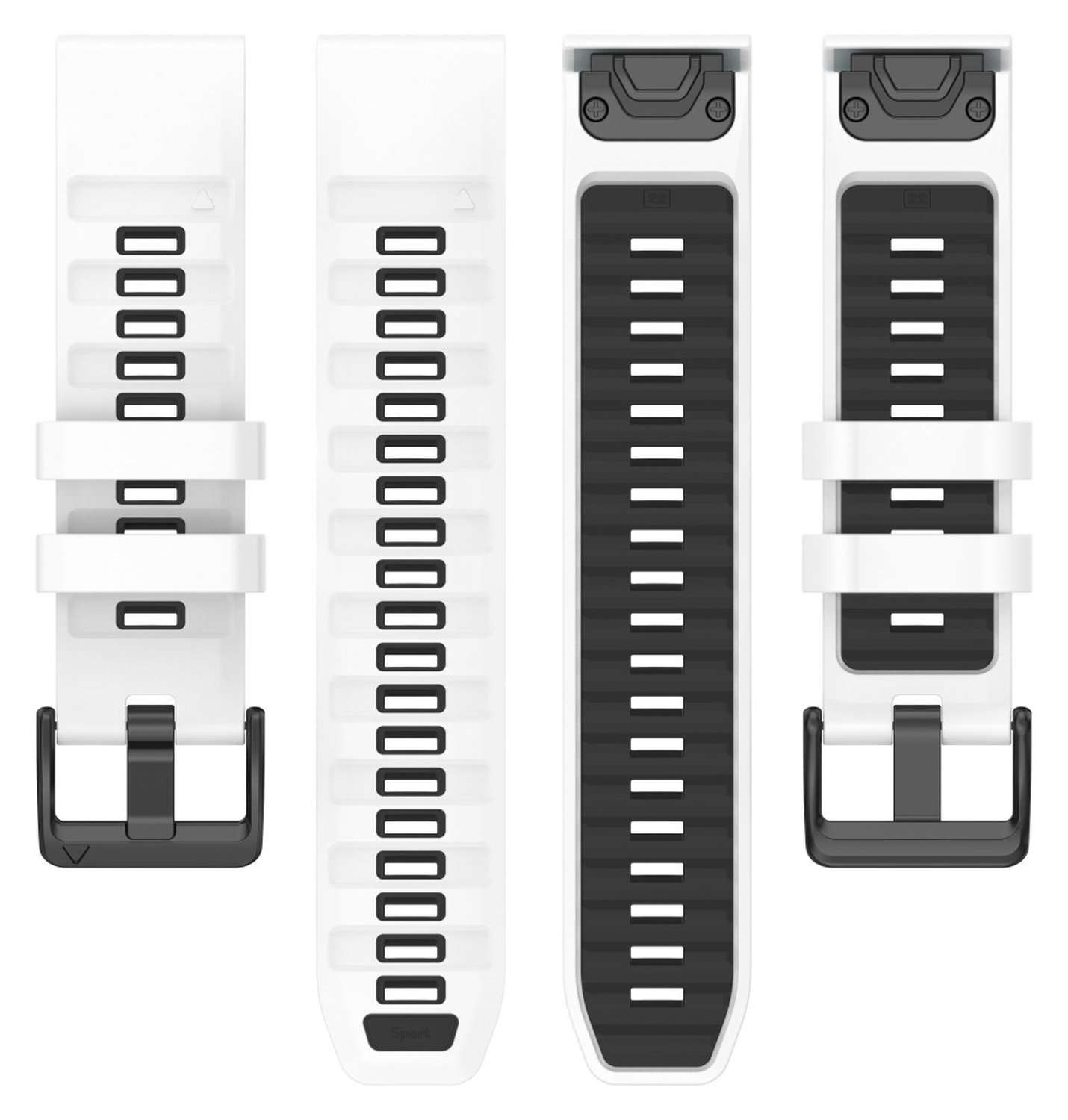Universeel Garmin QuickFit 22MM Bandje Siliconen Gespsluiting Mint afbeelding 5